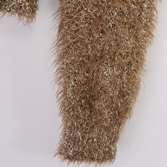 Rachel Roy Gold Long Sleeve Jewel Neck Top Size Misses XS - Picture 5 of 8